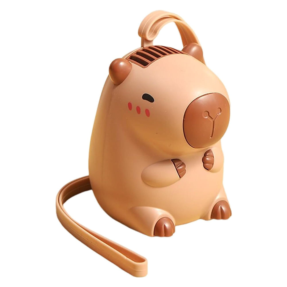 Mini Ventilador Capibara Portátil USB