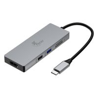 Xtech Adaptador Multipuerto 5 En 1 Hdmi Usb 2.0/3.0 Sd/Microsd Xtc-564