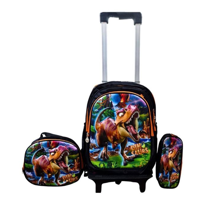 Mochila Rueditas Lonchera Cartuchera Niño Promart