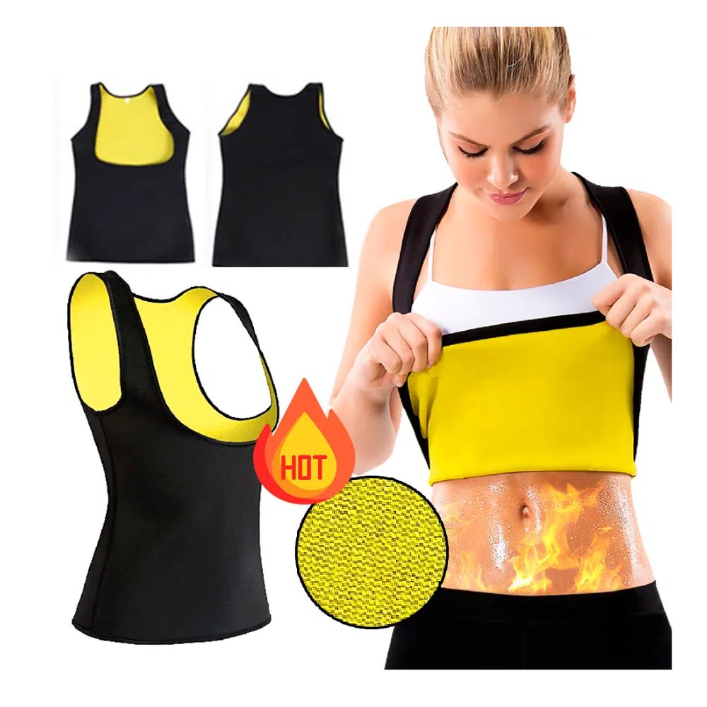 FAJA REDUCTORA  DE CINTURA TALLA L   NEGRO | Con Efecto Sauna