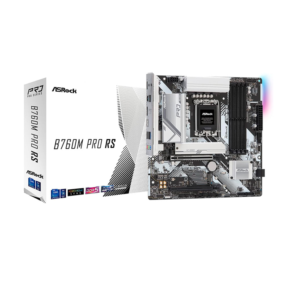 Placa Madre ASRock B760M Pro RS MICRO-ATX DDR5