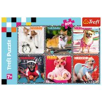 Rompecabezas 200 TREFL  Perritos Felices