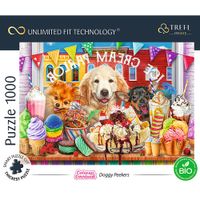 Rompecabezas 1000 piezas UFT TREFL Perritos curiosos