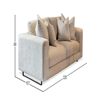 Sofá 2 cuerpos Dmuebles Westford - Beige