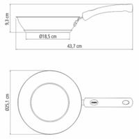 Sarten TRAMONTINA Solar Silicone Antiadherente 24 2.10 Lt  62135/247