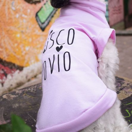 Polo Básico Busco Novio Palo Rosa Talla M