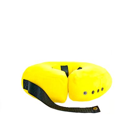 Collarín Donut Talla XS Color Amarillo Brasil