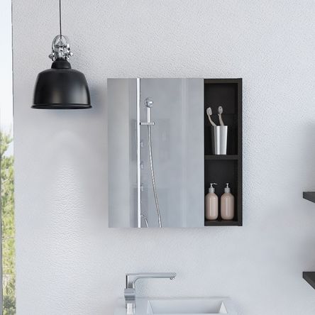 Gabinete Botiquín Tuhome Manchester Melamina Wengue Gabinete Botiquín Tuhome Manchester Melamina Wengue