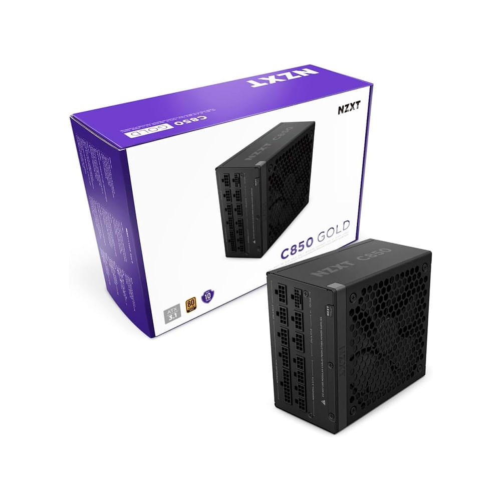 Fuente de Poder NZXT NZXT C850 Gold ATX 3.1 850W