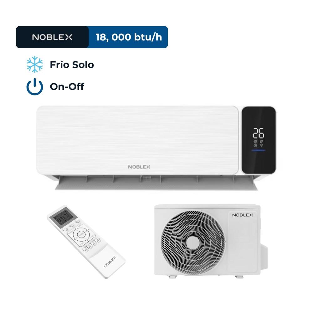 Aire Acondicionado Noblex MiniSplit De 18,000 BTU/H On-off Frío Solo
