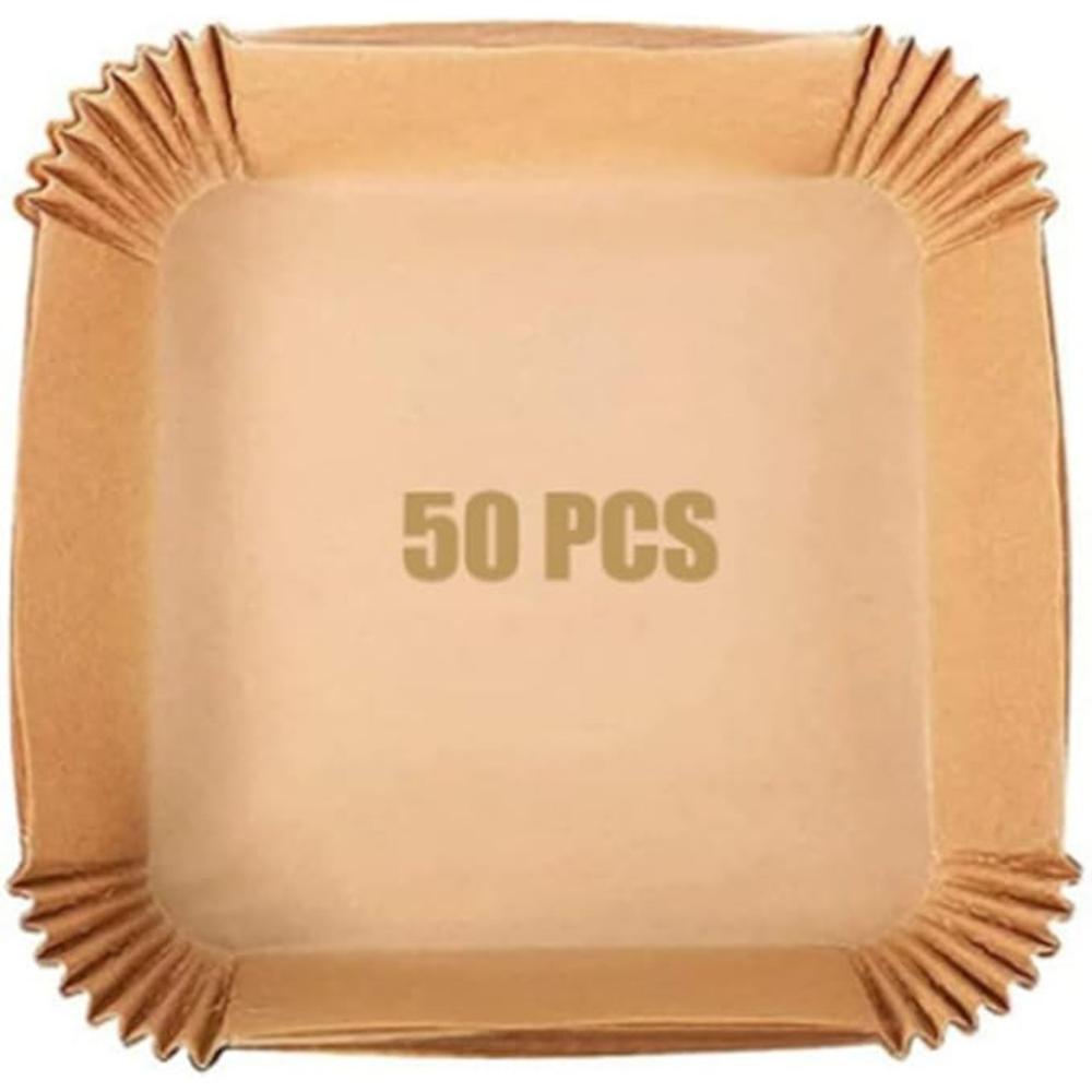 Papel Cuadrado para Freidora de Aire Pack 50pzs