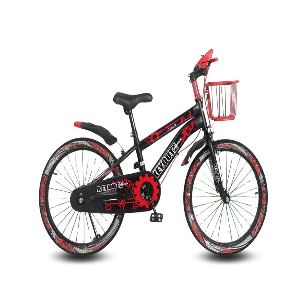 Bicicleta Deportiva Aro 20 Beautiful Ashvin II con Canasta Rojo
