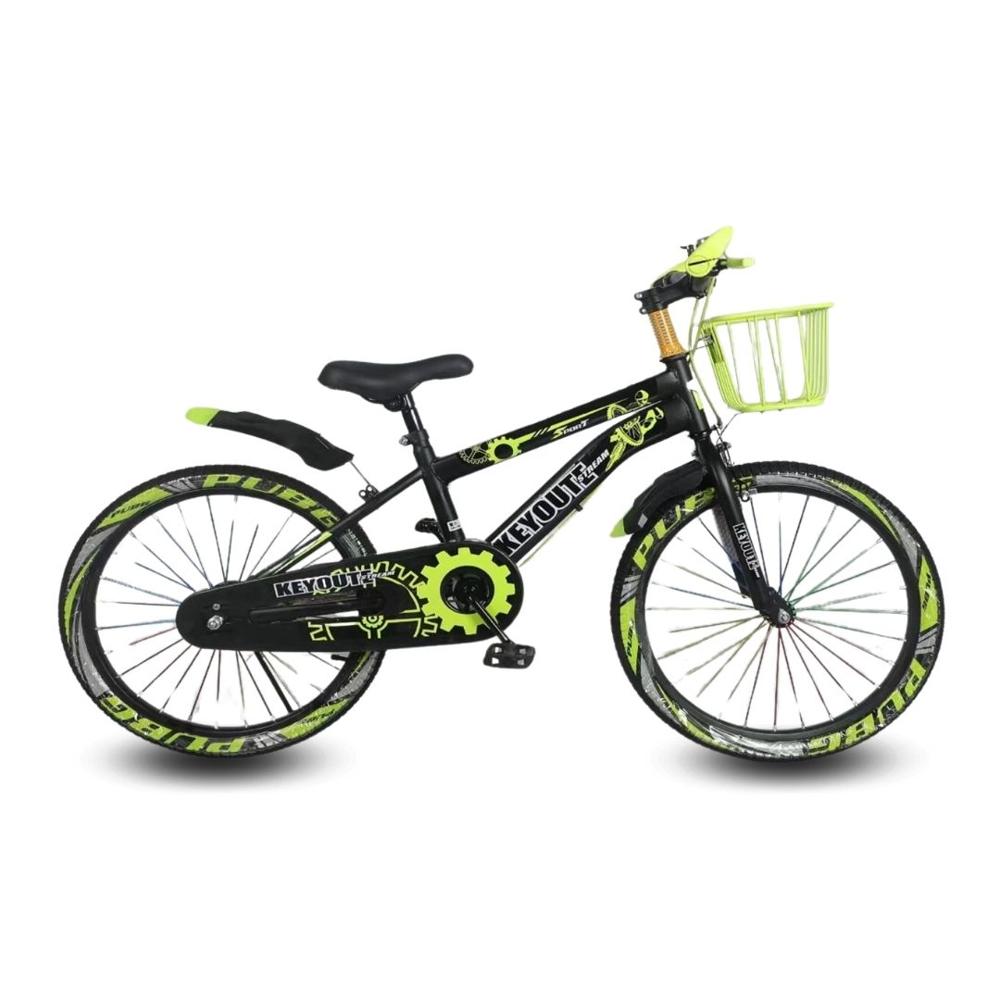 Bicicleta Deportiva Aro 20 Beautiful Ashvin II con Canasta Verde
