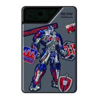 Power Bank 10000 Mah TRANSFORMERS TF-D10 de Carga Rápida Gris