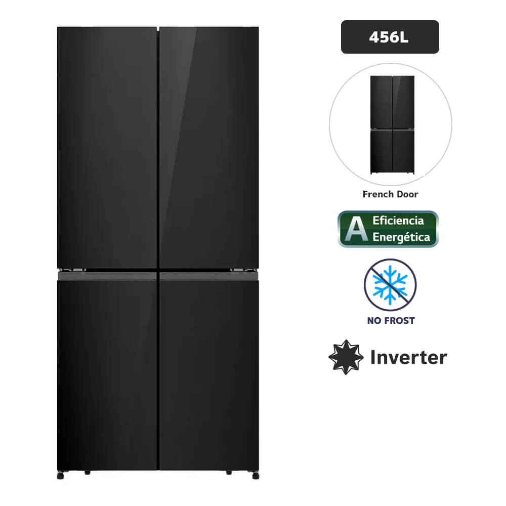 Refrigeradora HISENSE 457L All Around Cooling RQ5P470NE1A Negro