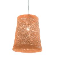 Lámpara Colgante Ratán Natural Orange