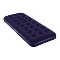 Colchón Inflable 1 Plaza Bestway Felpa Vinil Azul