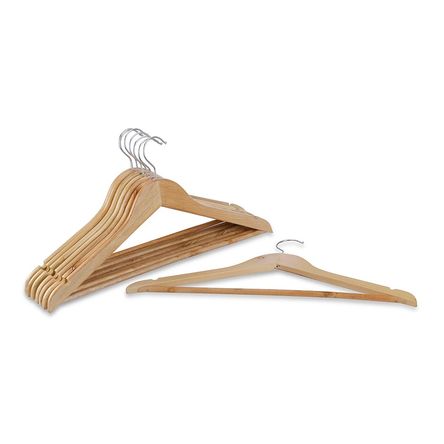 Colgadores de madera para ropa 8 unidades Orange Colgadores de madera para ropa 8 unidades Orange