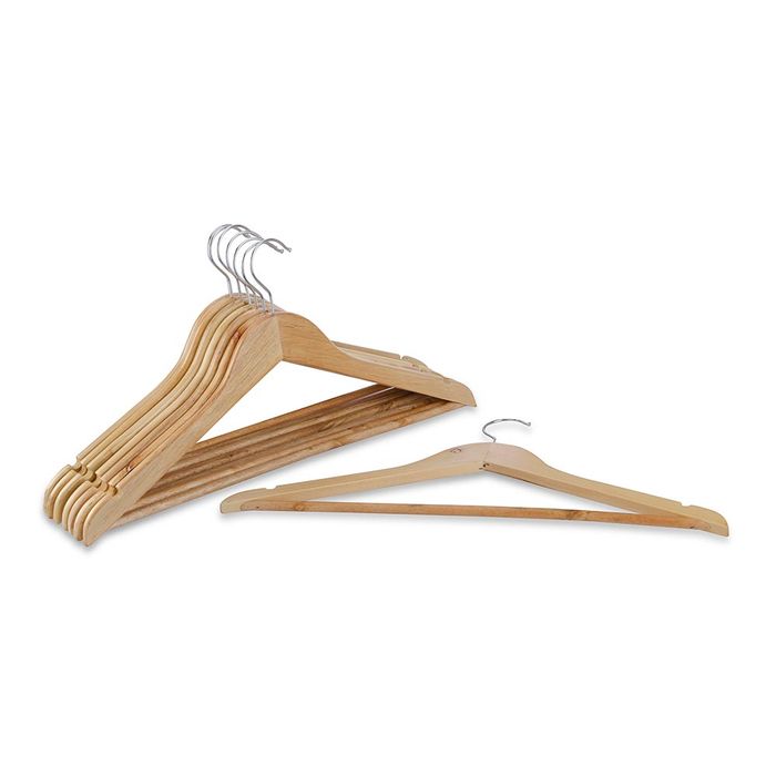 Colgadores de madera para ropa unidades Orange