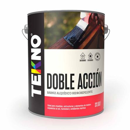Barniz Doble Acción 1 galón Tekno