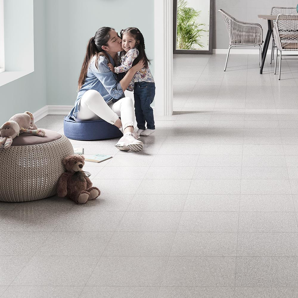 Piso Cerámico Liso Piedra Gris 30x30cm 2.34m2 Celima