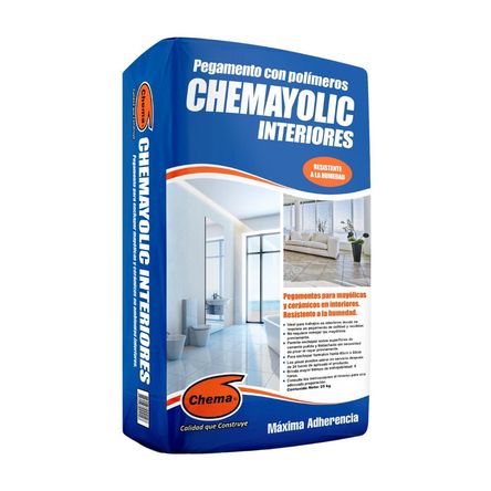 Pegamento Chema Chemayolic para Interiores 25kg Pegamento Chema Chemayolic para Interiores 25kg