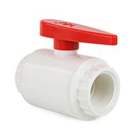 Válvula Bola PVC con rosca 1 1/2"" Sanking
