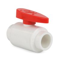 Válvula Bola PVC sin rosca 1/2"" Sanking