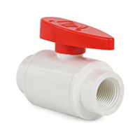 Válvula Bola PVC con rosca 1/2"" Sanking