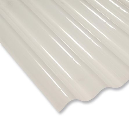 Techo traslucido 3 x 1.10 m x 0.9 mm Blanco Techoplus