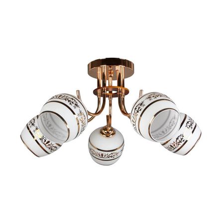 Lámpara Colgante Orange Serena 5 Luces E27 Gold Lámpara Colgante Orange Serena 5 Luces E27 Gold