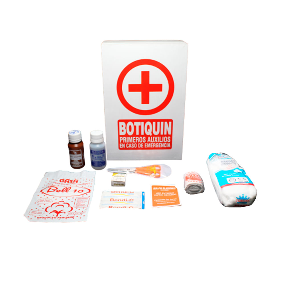 Botiquín de Primeros Auxilios de Madera 20 x 30 cm