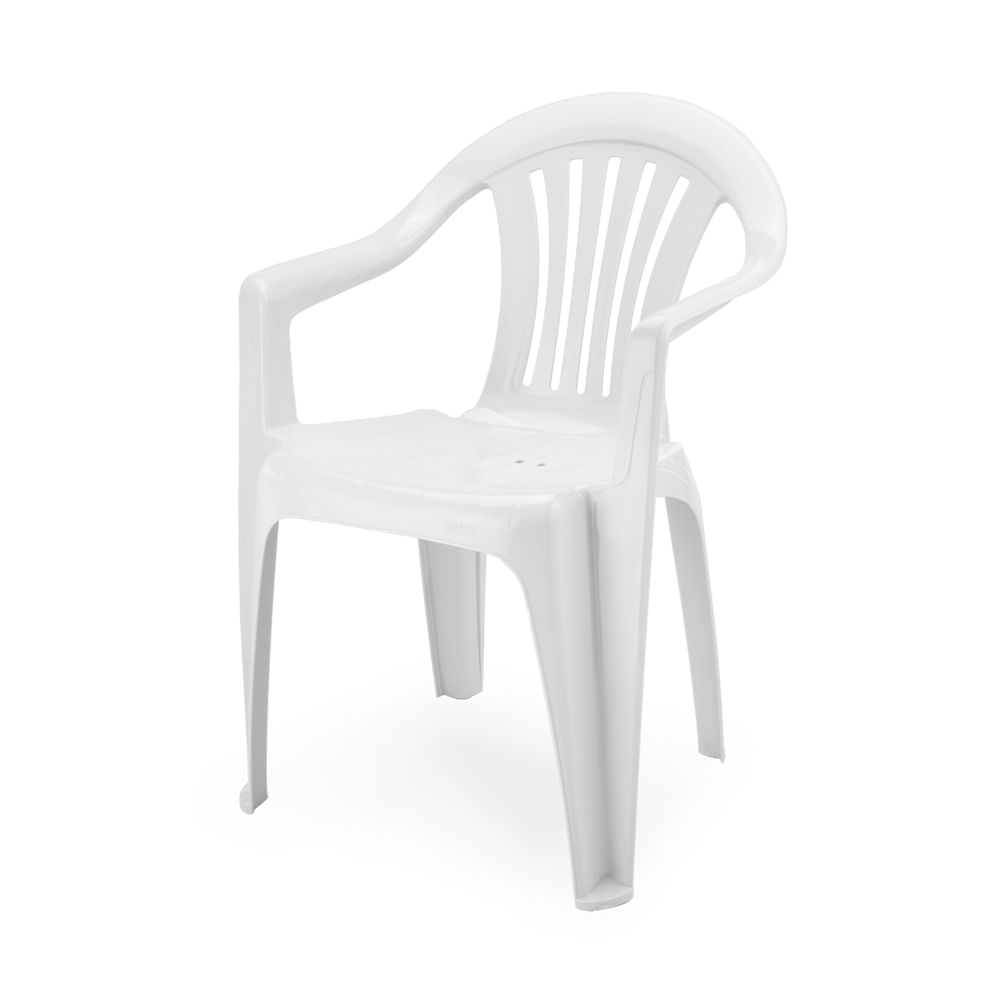 Silla de Plástico Madrid Blanco