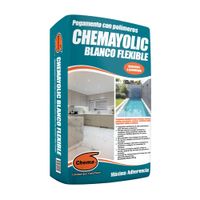 Pegamento Cemento Chema Chemayolic Flexible Blanco 25kg