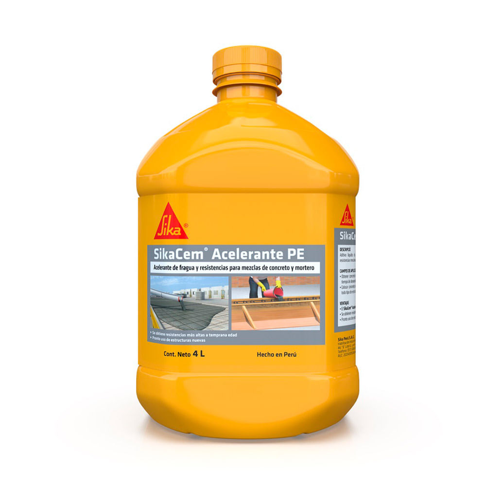 Acelerador de concreto Sika Cem 4L Acelerador de concreto Sika Cem 4L