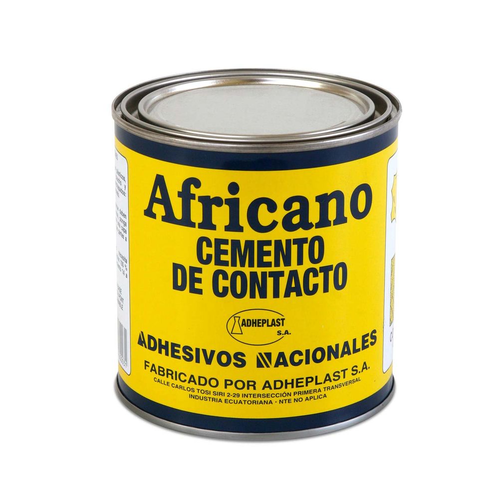 Cemento de Contacto Africano 1/4 galón Policloropreno Impermeable Cemento de Contacto Africano 1/4 galón Policloropreno Impermeable