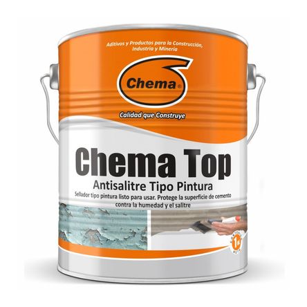 Impermeabilizante Chema Top tipo pintura 1 galón. Impermeabilizante Chema Top tipo pintura 1 galón.