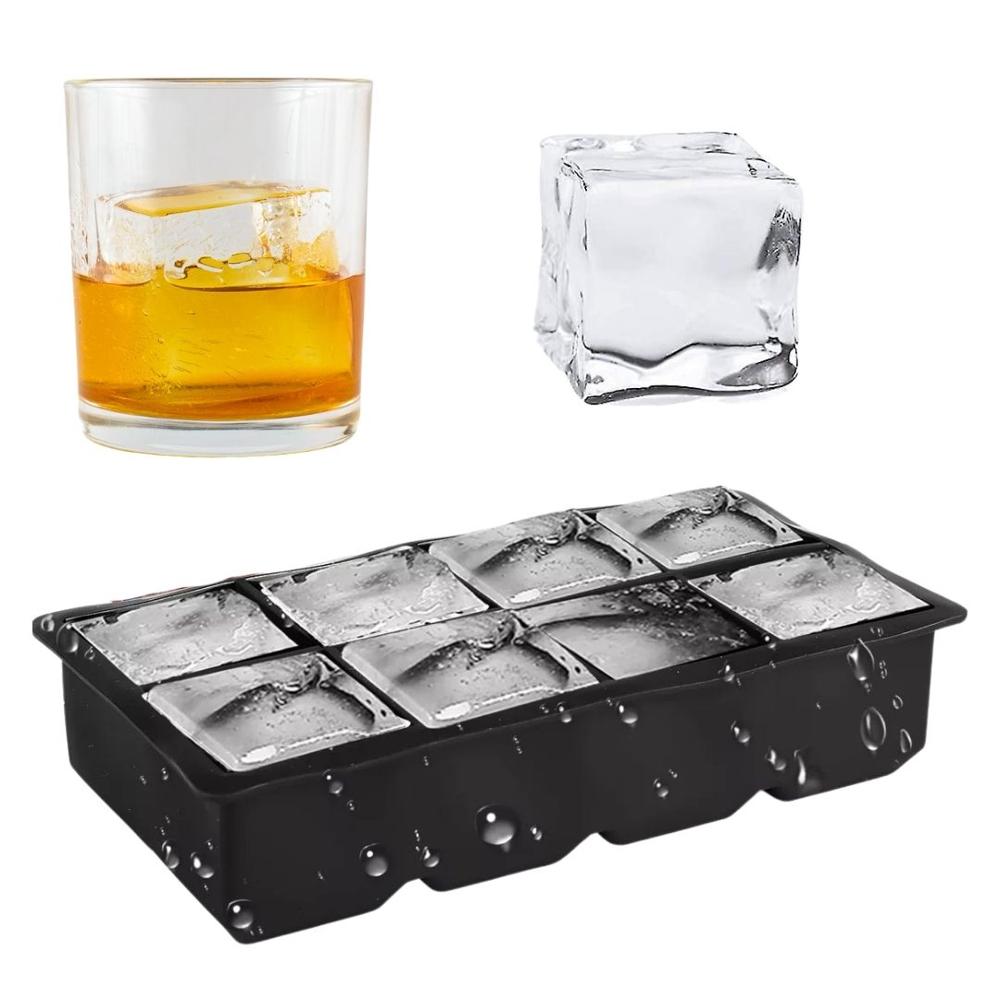 Bandeja de Cubos de Hielo XL Negro HogarMás