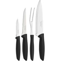 Jgo Cuchillos X 4 Pz Plenus Color Negro - Tramontina Acero Inox