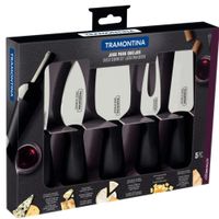 Juego para Queso Negro x5 pzas Harmoniza - Acero Inox Tramontina