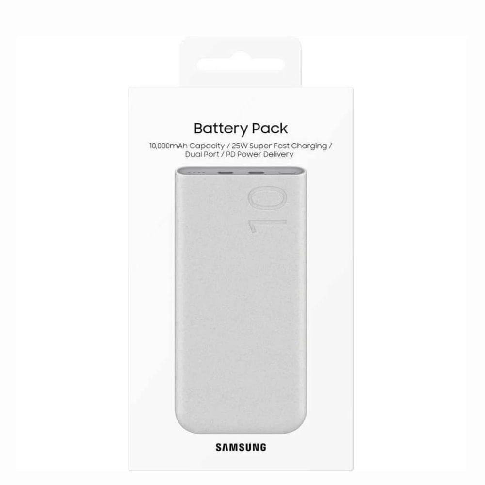 Power Bank Samsung 10000 mAh 25W Carga Rapida - Beige