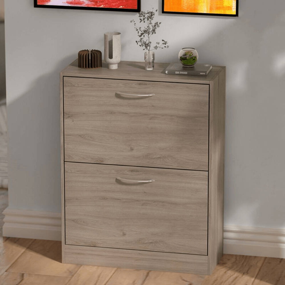 Zapatera Premium Lola 2 Compartimientos Duna