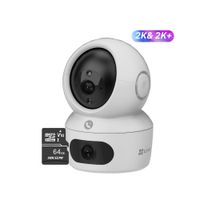 Cámara de seguridad inalámbrica WiFi H7C Dual 2K? & 2K? para exteriores + Micro SD 64GB - Ezviz