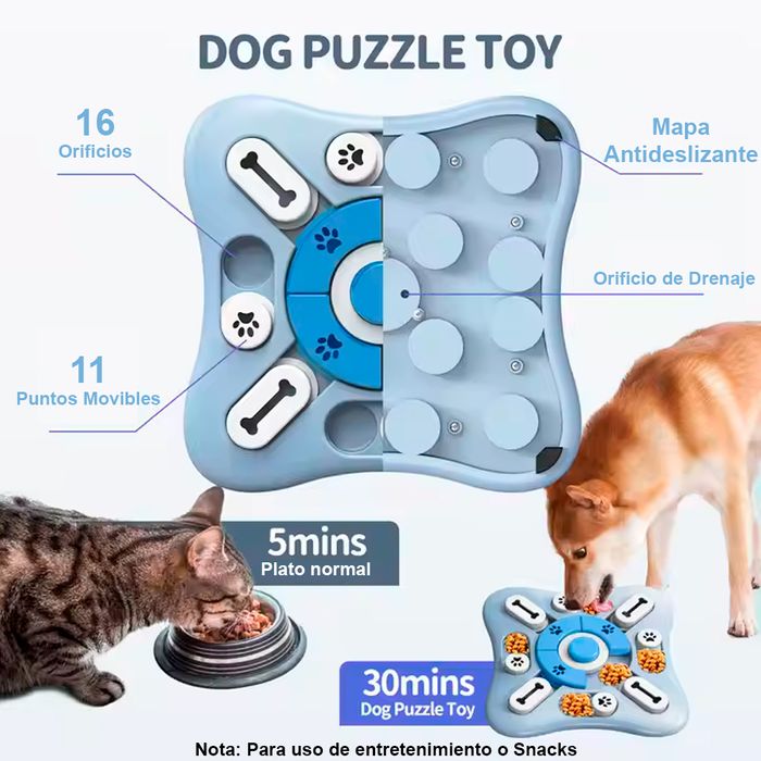 Juguete Puzzle Para Gatos Y Perros Pequeños - Laberinto Con Túnel, Campana Y Pista De Bolas, Ejercicio Y Diversión