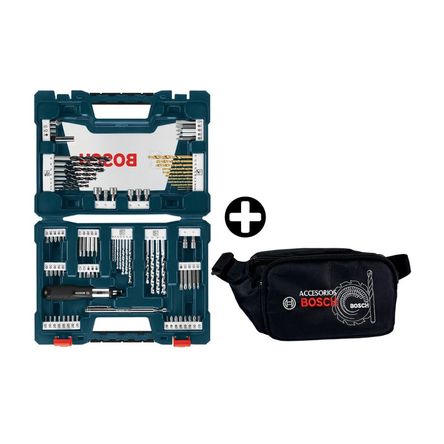 Set de Accesorios Bosch X-line 91 Piezas + 1 Canguro