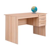 Escritorio Malaga Roble Blanco 120cm