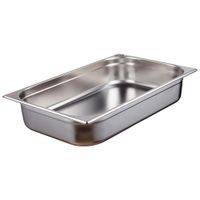 Fuente Bandeja 1/1 Acero Inox 53 x 32.5 x 10 Cm Gastronorm Eu