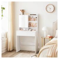 TOCADOR NACION MUEBLES PAULA COLOR BLANCO NM