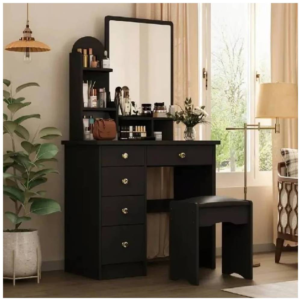 TOCADOR NACION MUEBLES IRANTZU COLOR NEGRO NM