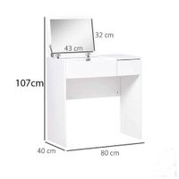 TOCADOR NACION MUEBLES MARTINA COLOR BLANCO NM